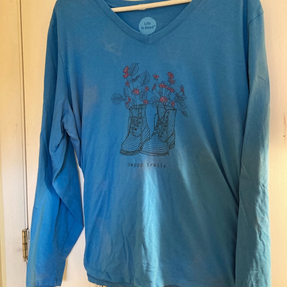 Life is Good Long Sleeve Shirt, 3X